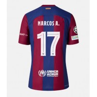 Camiseta Barcelona Marcos Alonso #17 Primera Equipación Replica 2023-24 mangas cortas